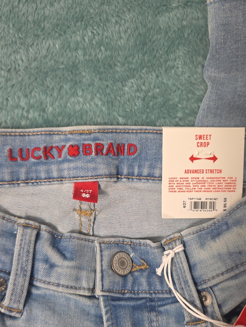 Lucky Brand Light Blue Mid-Rise Women's Jeans - Picture 2 of 8
